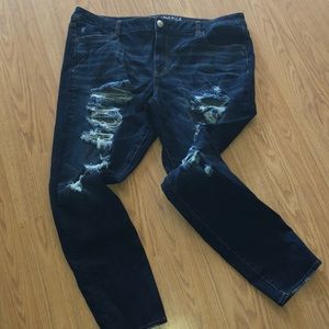 American Eagle Outfitters Stretchy Destroyed Jeggings Size 20